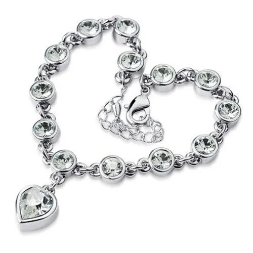 Korea Style Magic Imitation Bracelet Fashion heart Crystal bracelets & bangles for women