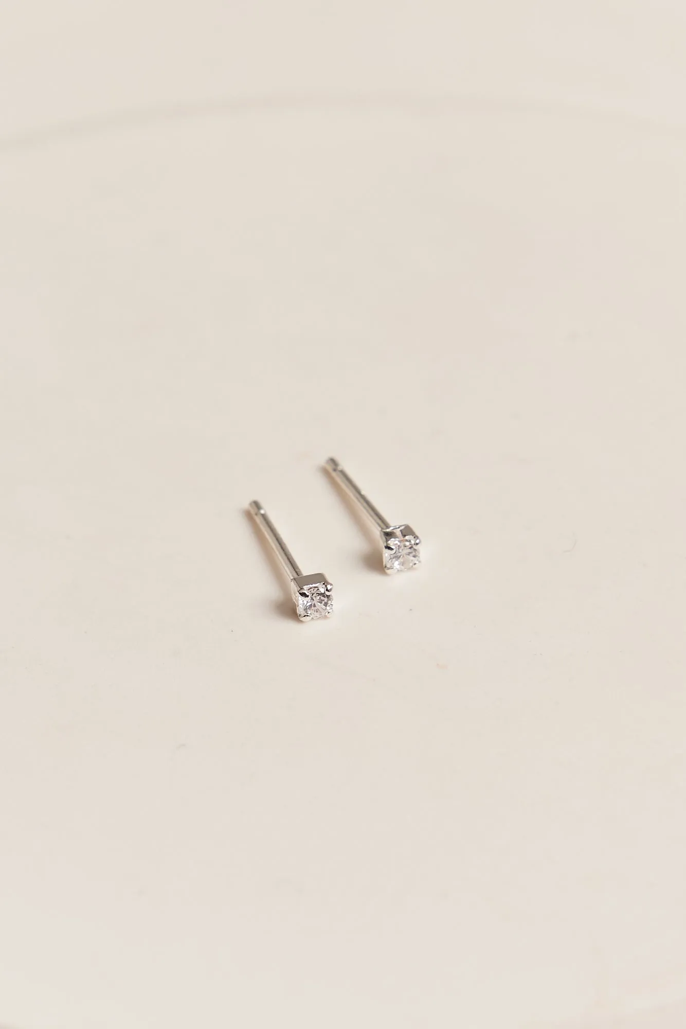 Lena Stud Earrings Silver