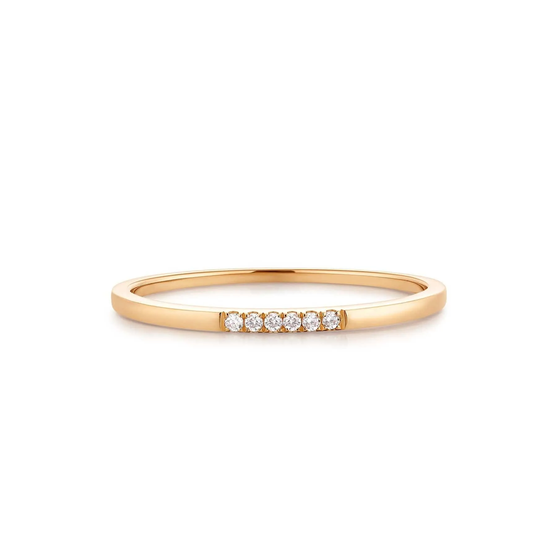 Lola 14k Gold Diamond Band