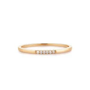 Lola 14k Gold Diamond Band