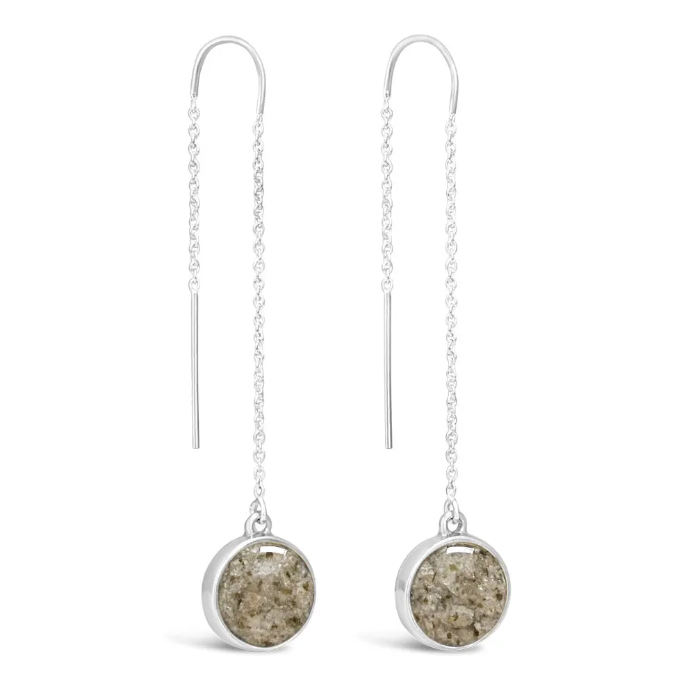 Long Sandglobe Earrings