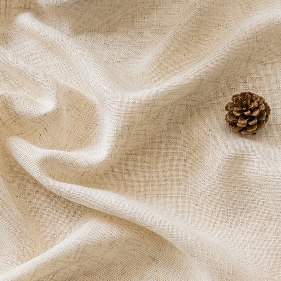 Luna Linen Curtain Pinch Pleat | Natural Touch