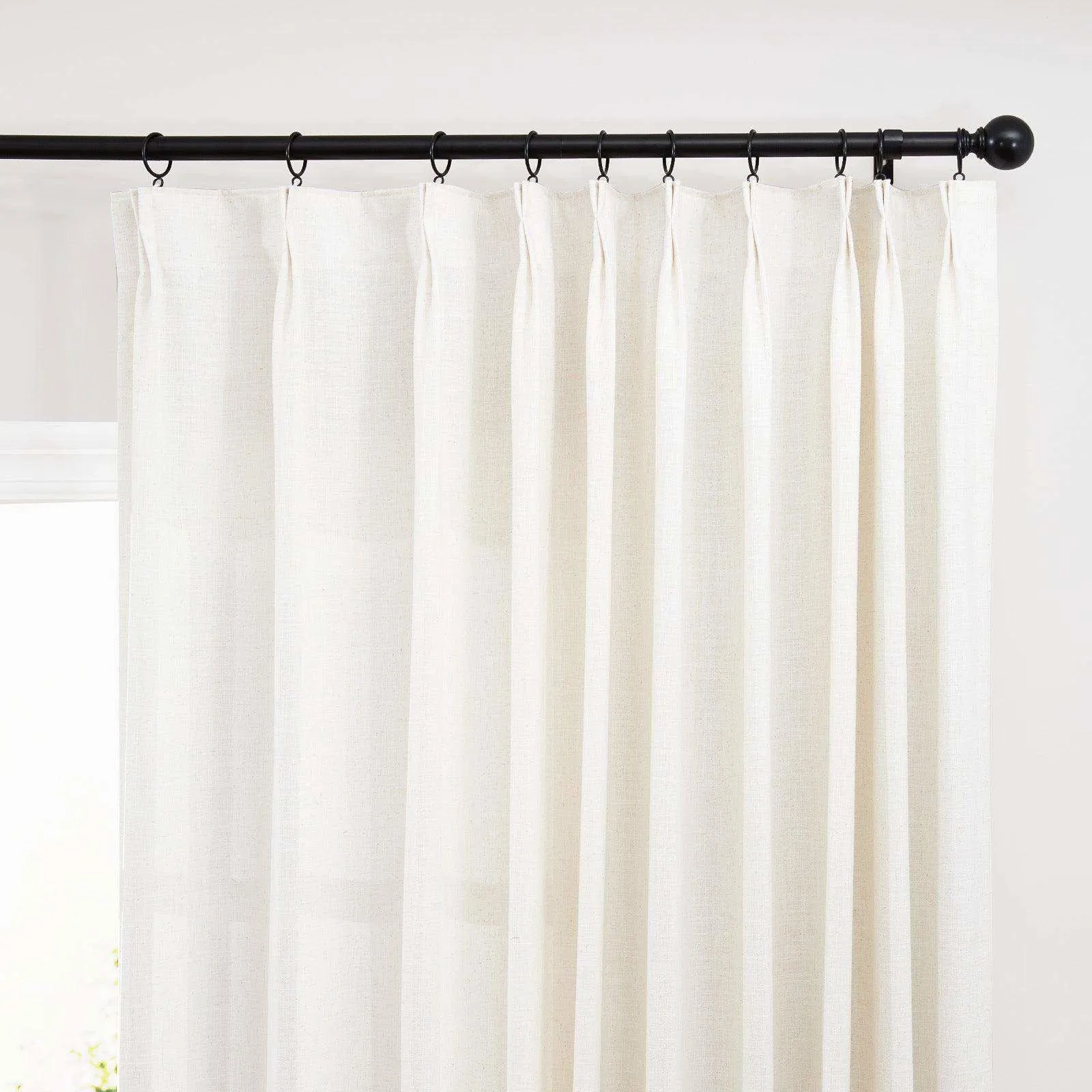 Luna Linen Curtain Pinch Pleat | Natural Touch