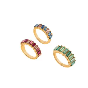 Luxurious Vienna Verve Flash Light Ring Set for Stylish Women