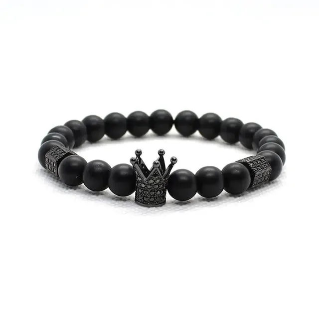 Matte Oxyn Stone Beads Bracelet