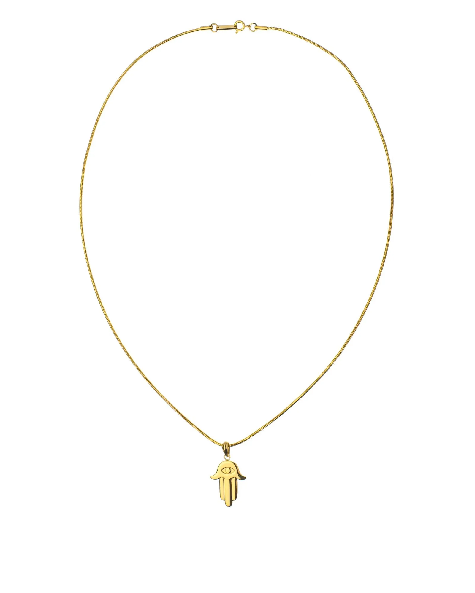 Minimalist Hamsa Necklace