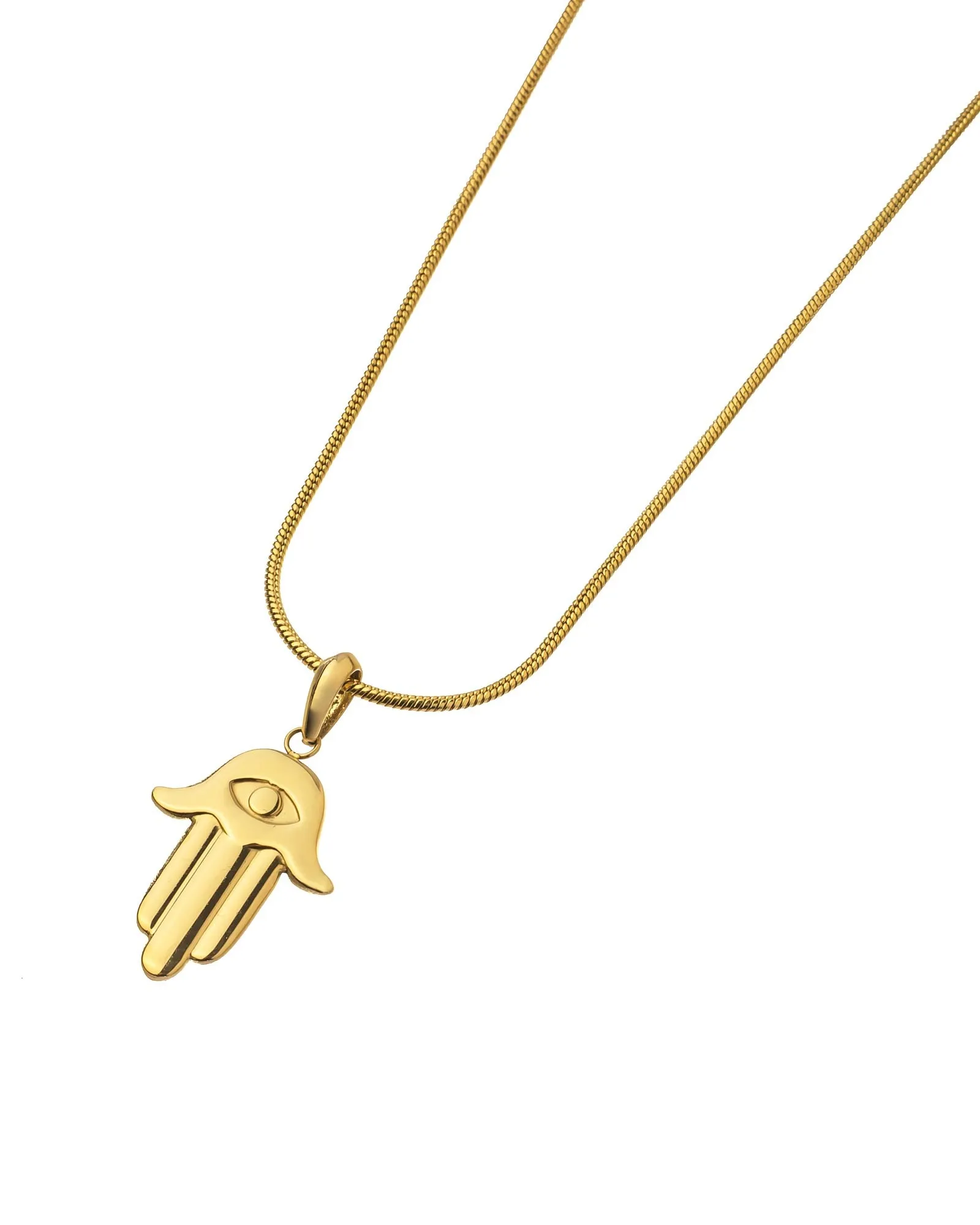 Minimalist Hamsa Necklace