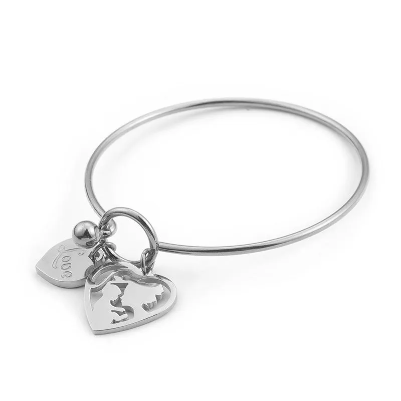 New Bracelet Creative Titanium Steel Bracelet Heart