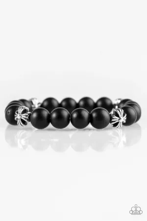 Paparazzi Bracelet ~ Amiable - Black