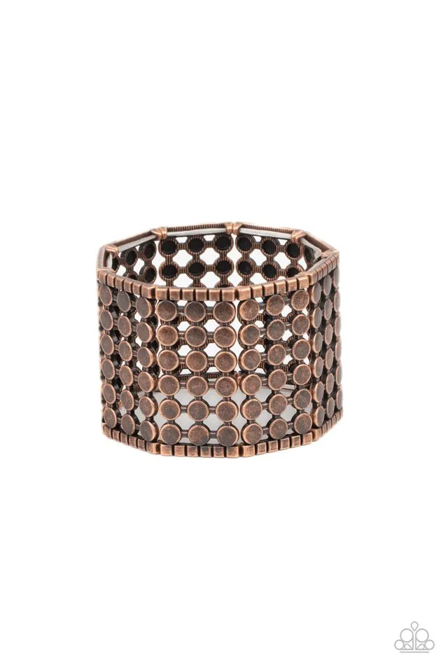 Paparazzi Bracelet ~ Cool and CONNECTED - Copper