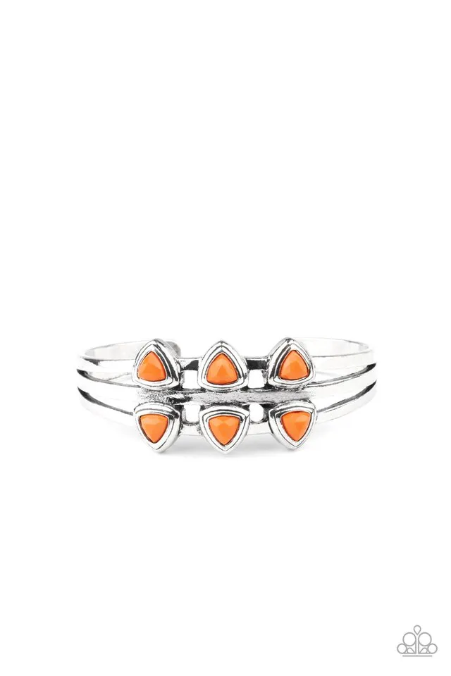 Paparazzi Bracelet ~ Tribal Triad - Orange