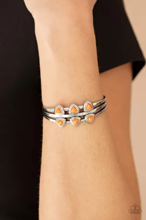 Paparazzi Bracelet ~ Tribal Triad - Orange