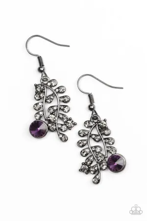 Paparazzi Earring ~ Make You VINE - Purple