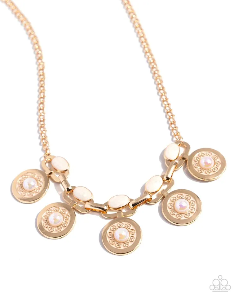 Paparazzi Necklace ~ Alluring Ambience - Gold