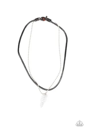 Paparazzi Necklace ~ Arrowhead Anvil - Silver