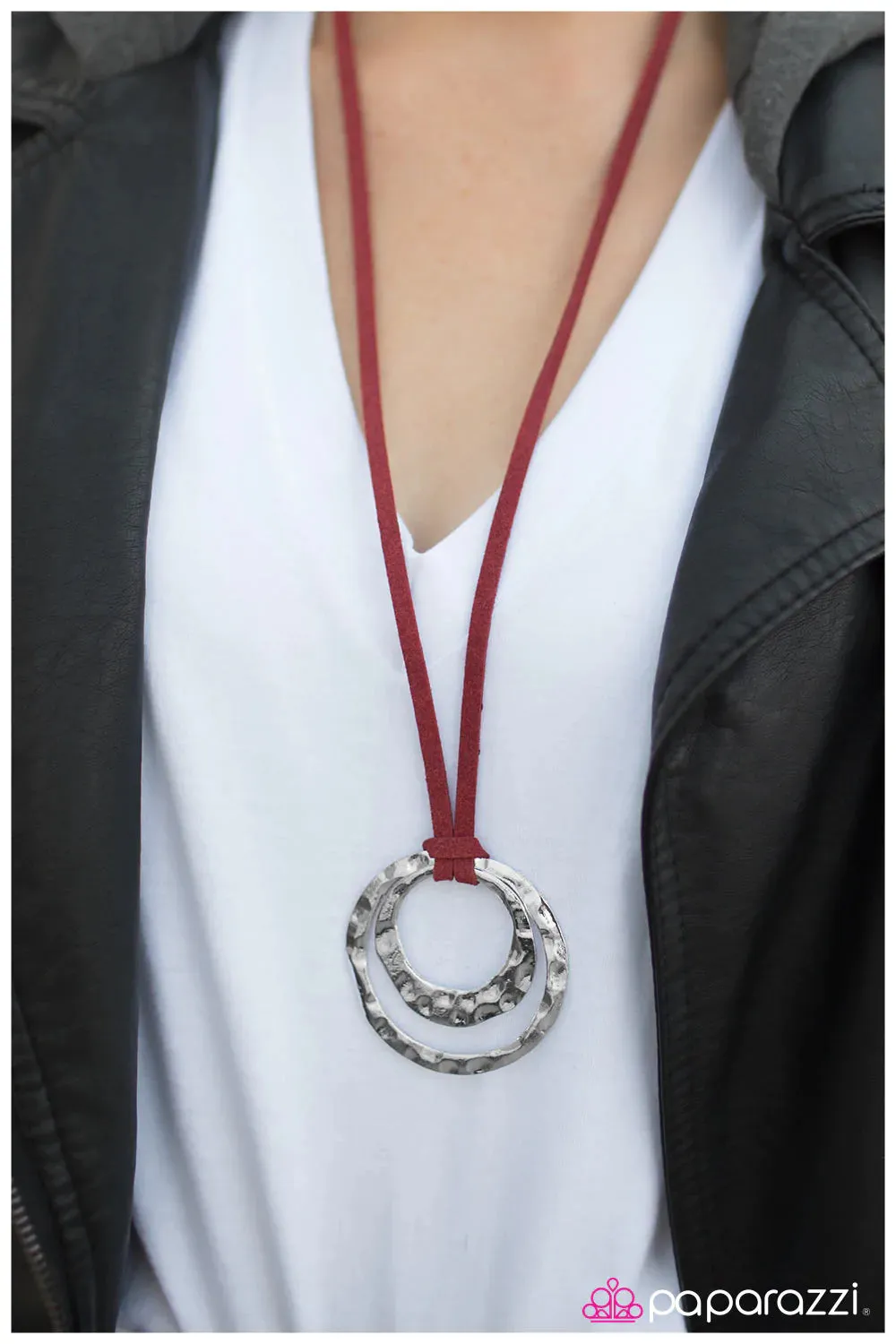 Paparazzi Necklace ~ Del Sol - Red