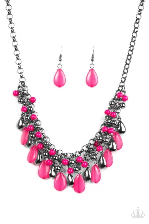 Paparazzi Necklace ~ Diva Attitude - Pink