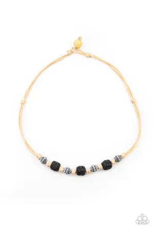 Paparazzi Necklace ~ Island Quarry - Black