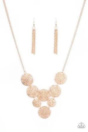 Paparazzi Necklace ~ Malibu Idol - Rose Gold