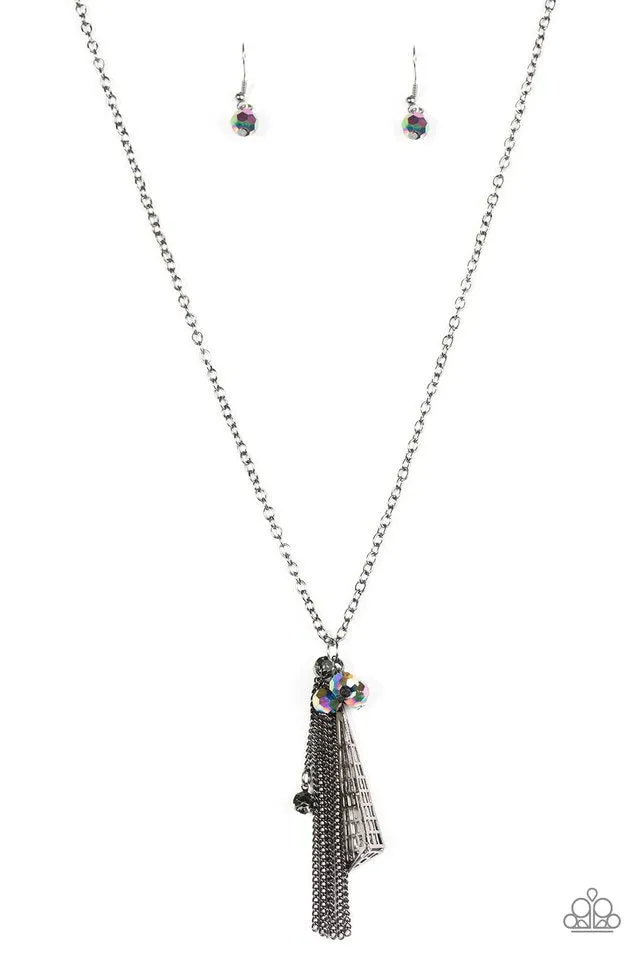 Paparazzi Necklace ~ Passports and Paris - Multi