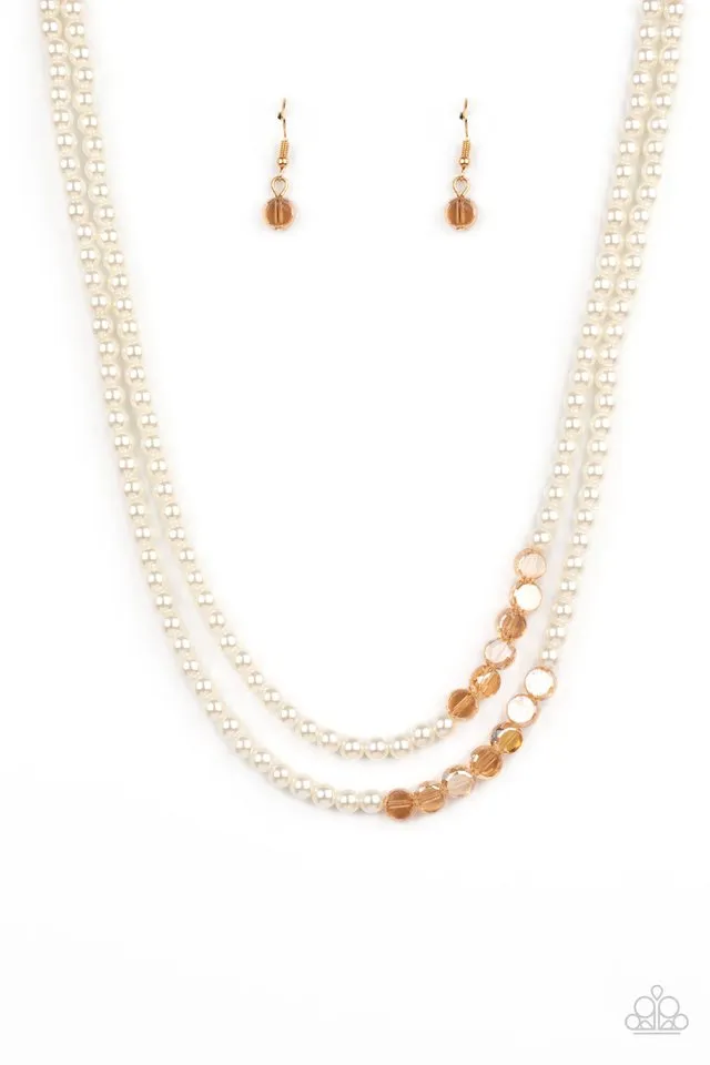 Paparazzi Necklace ~ Poshly Petite - Gold