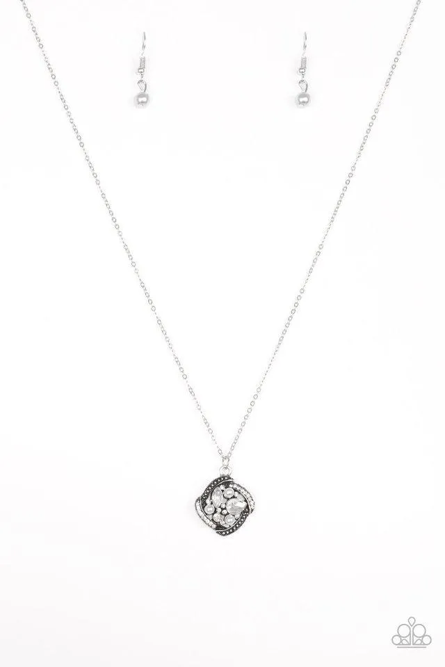 Paparazzi Necklace ~ Speaking Of Timeless - Silver