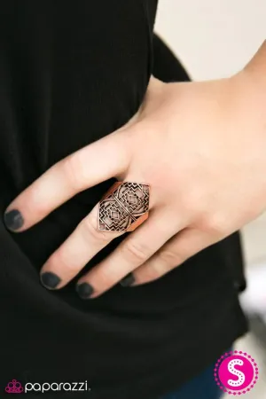 Paparazzi Ring ~ Adorably Adobe - Copper