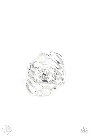 Paparazzi Ring ~ Dancing Diamonds  - White