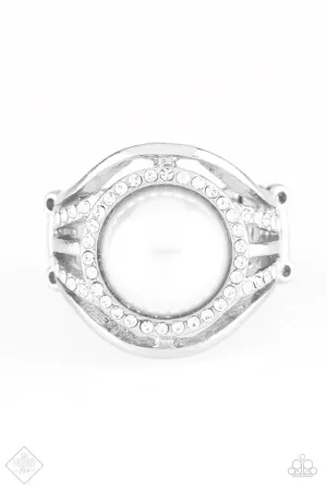 Paparazzi Ring ~ Pampered In Pearls - White