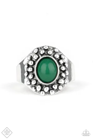 Paparazzi Ring ~ Please and Thank You  - Green