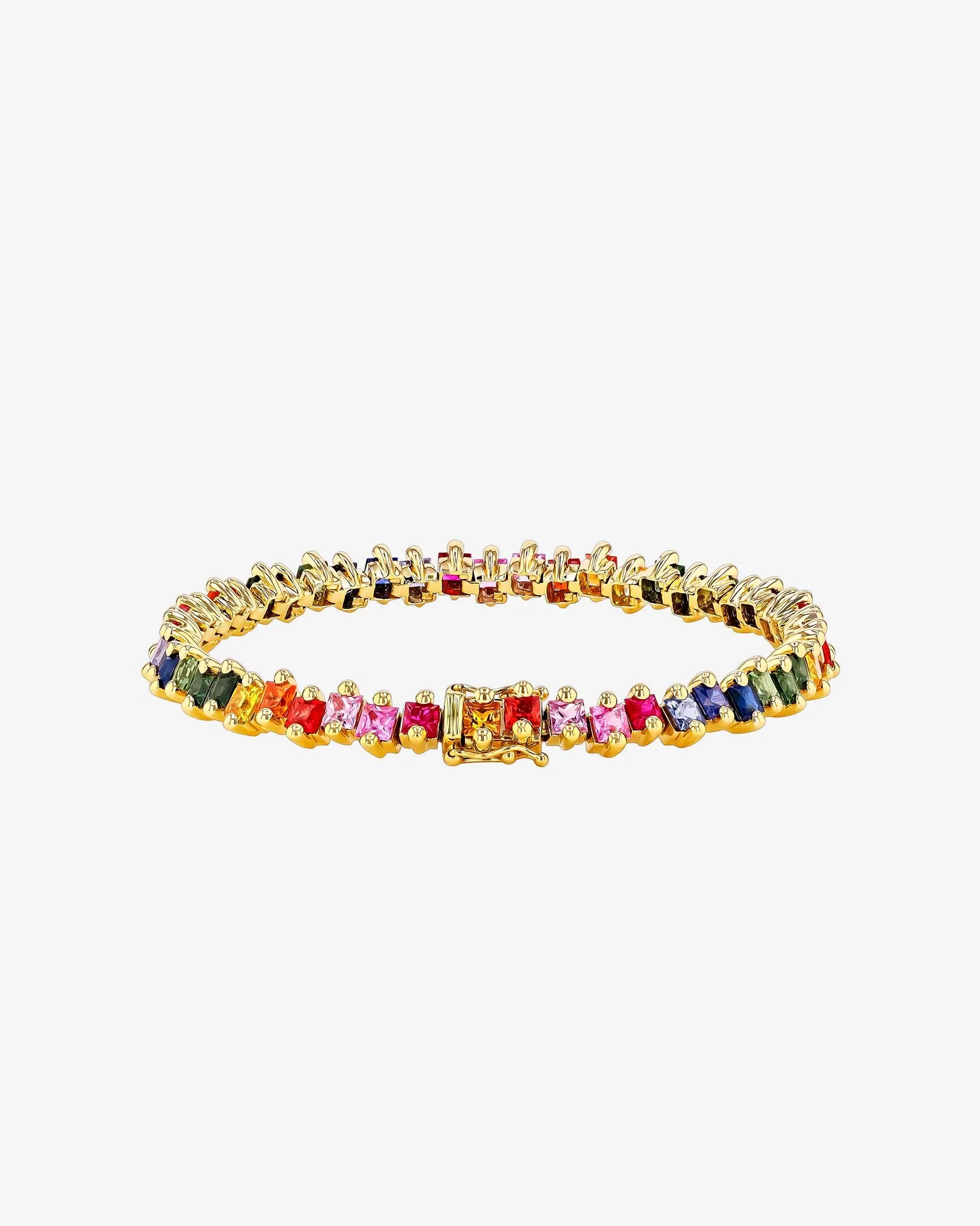 Princess Milli Rainbow Sapphire Tennis Bracelet