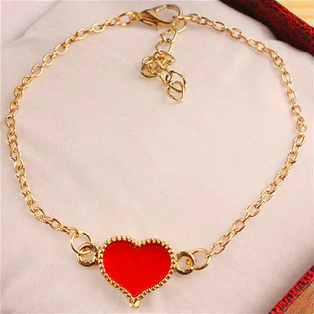 pulseras 2017 New Men Bijoux Love Heart 8 Leather Bracelet for Women Wedding Accessories Jewelry Girl Bangle Wholesale Gift