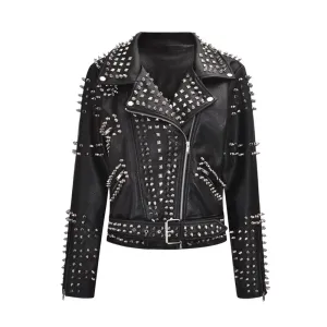 Ronnie Rock Heavy Studs Stylish Punk Jacket