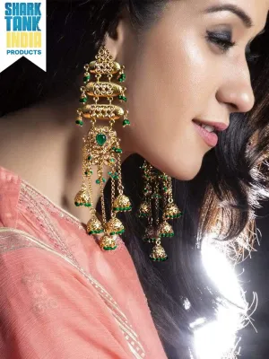 Rubans Classic Jhumkas Earrings