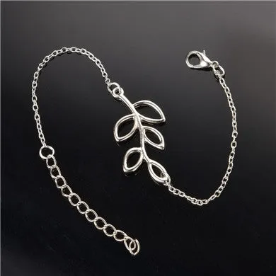 Simple Style Silver Plated Bracelet