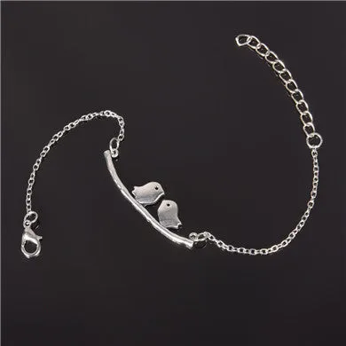 Simple Style Silver Plated Bracelet