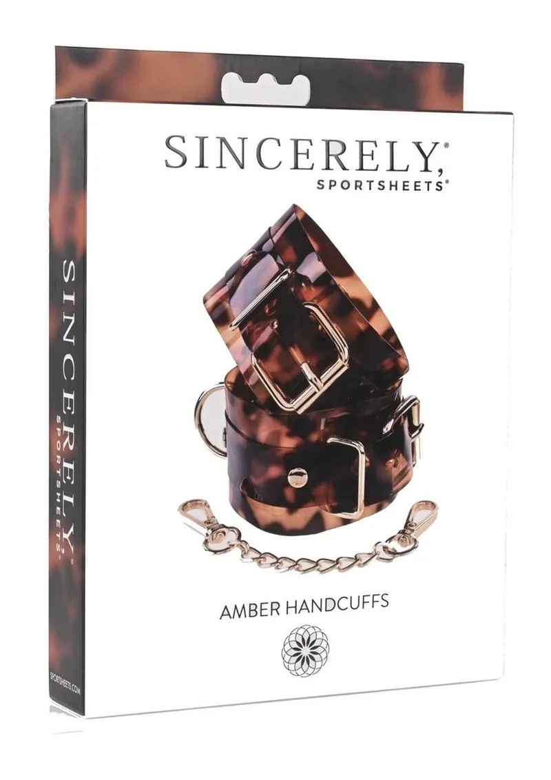 Sincerely Amber Hand Cuffs