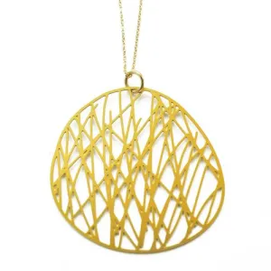 Small Round Filament Necklace