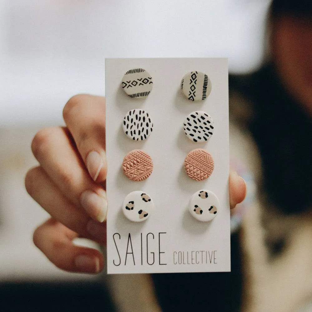 Sophie Studs | Assorted Clay Earrings