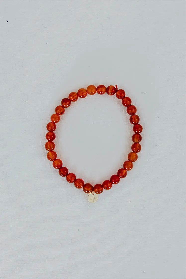 Stretchy Bracelet - Carnelian