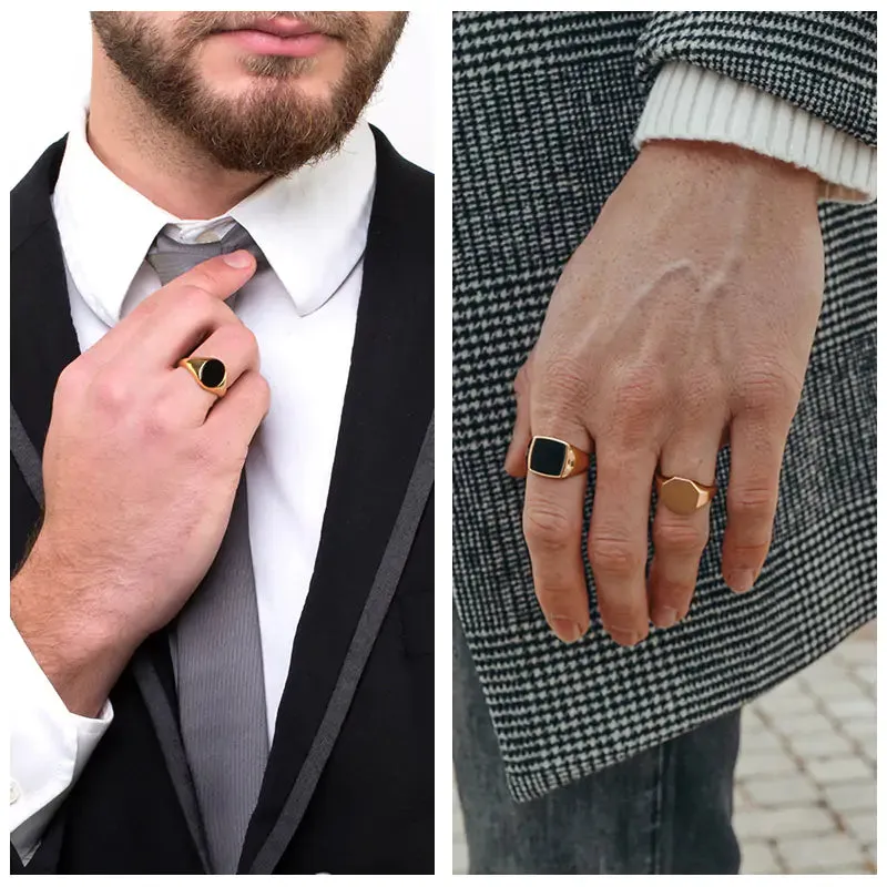 Stylish Signet Rings for Men