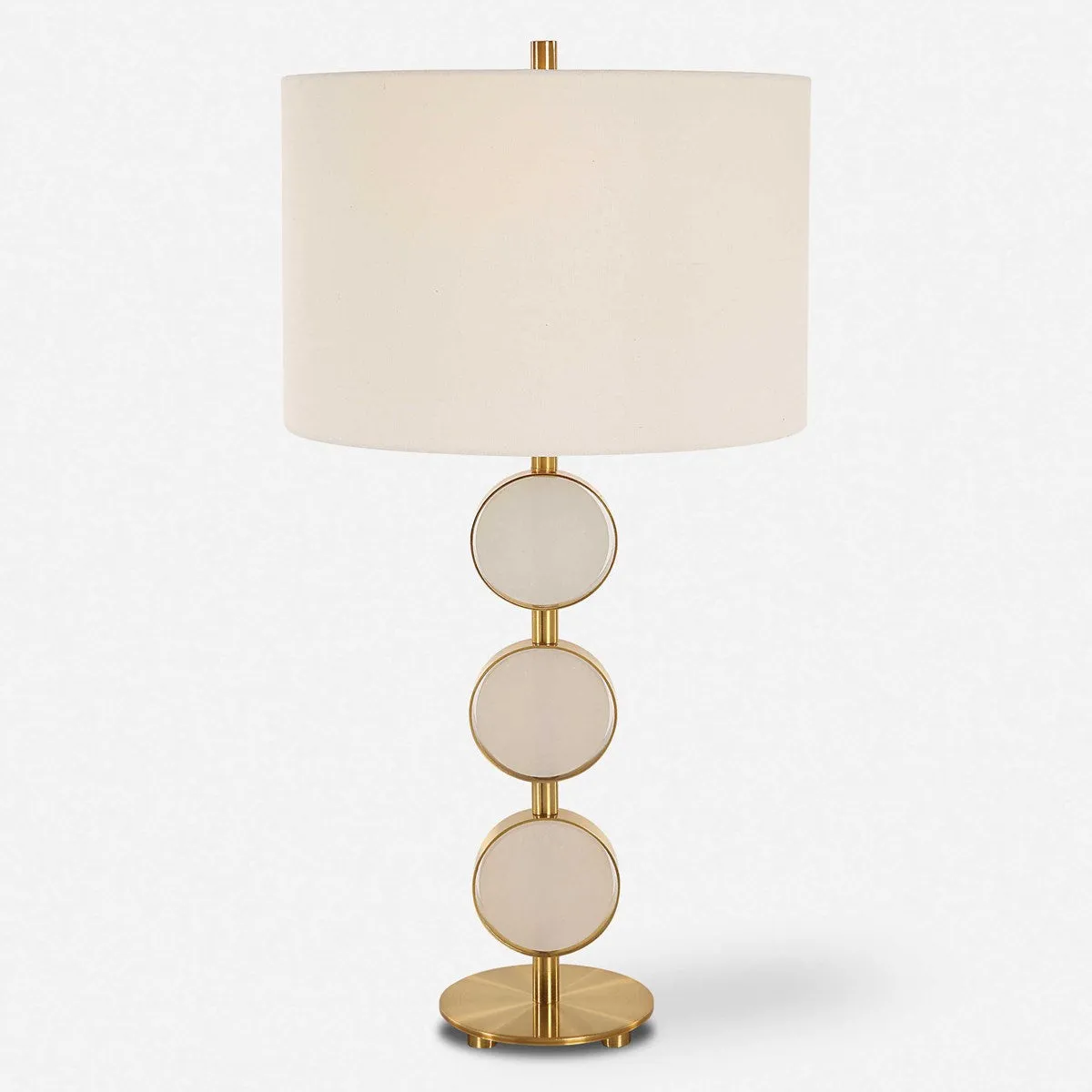 Three Rings Contemporary Table Lamp