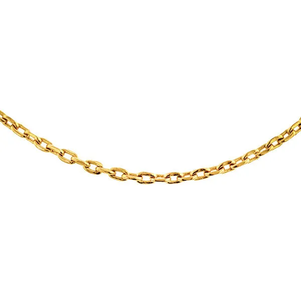 Vintage Oval Link Chain Necklace