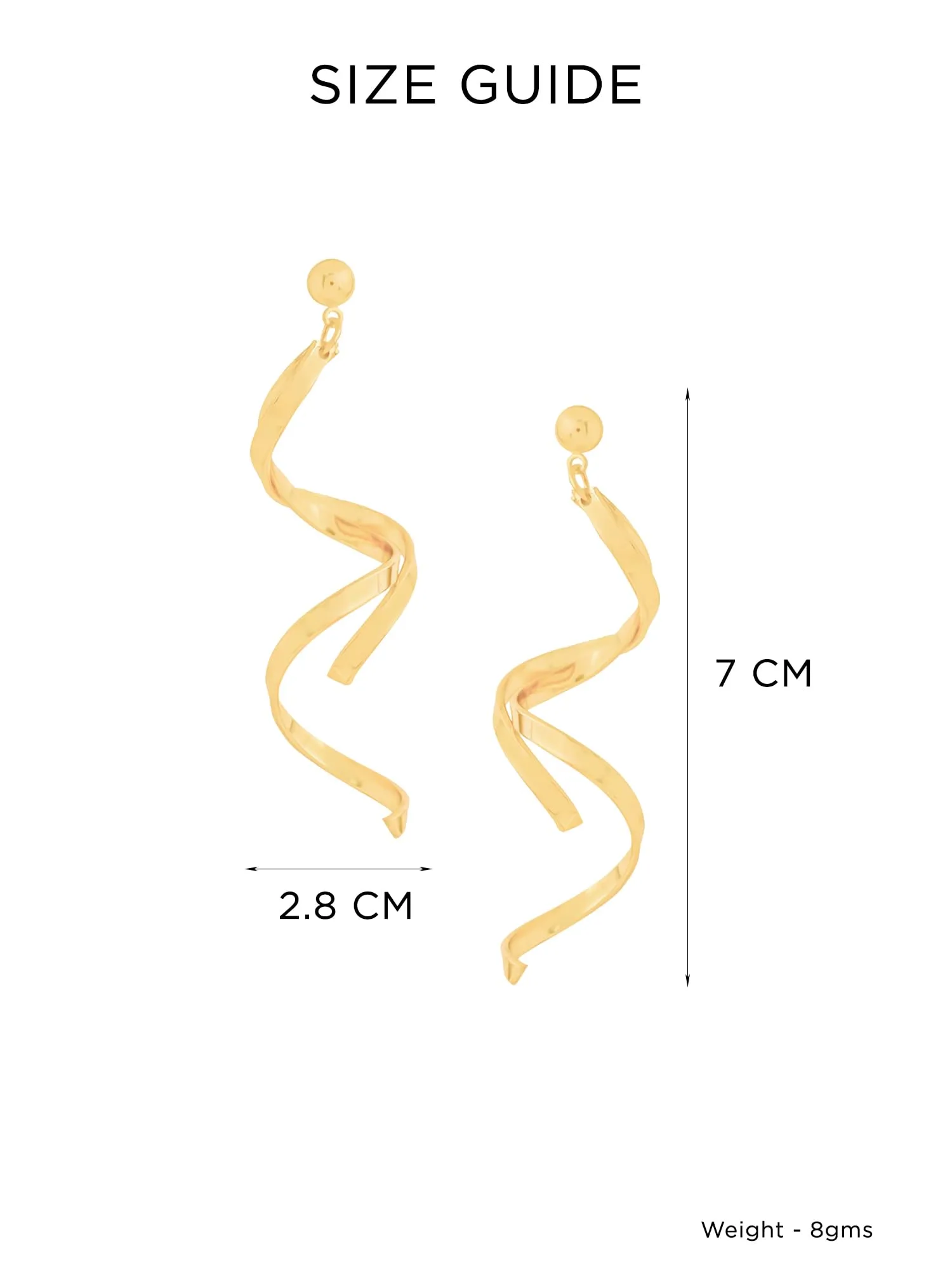 Yellow Chimes Dangler Earrings for Women | Fashion Golden Women Earrings | Gold Plated Long Earrings for Women | Birthday Gift for Girls Anniversary Gift for Wife