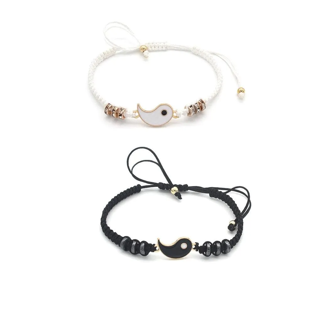 Yin Yang Couple Bracelets